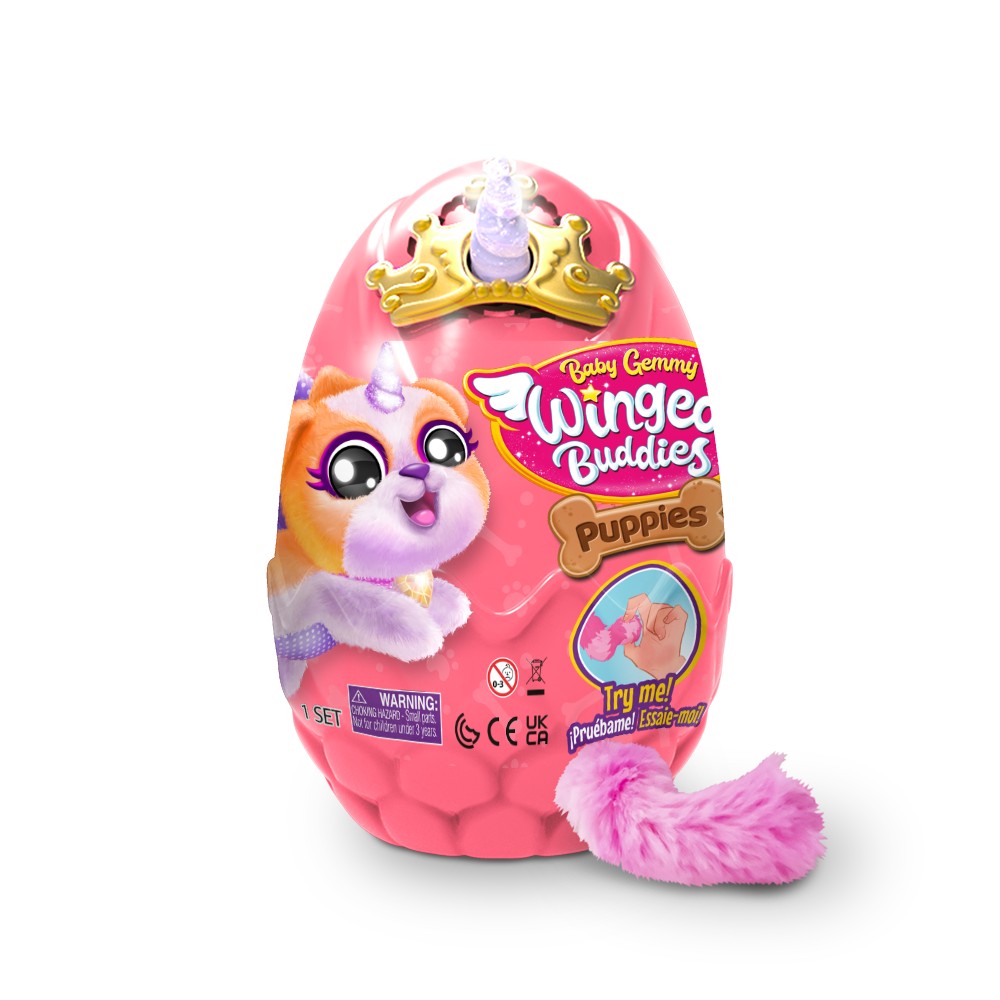 GD044A1 - Baby Gemmy Royal Sparkly Puppies Series Asst 3